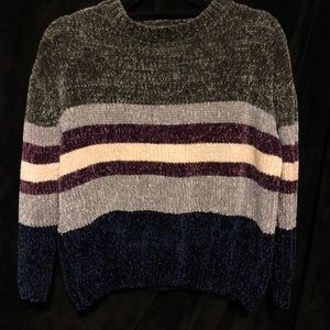 Velvet Knitted Sweater